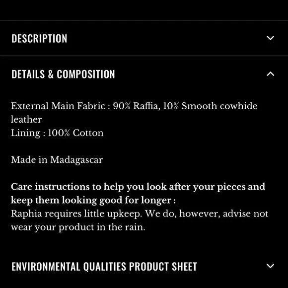 Justine Mini Basket Bag in Black & Brown - Picture 7 of 9